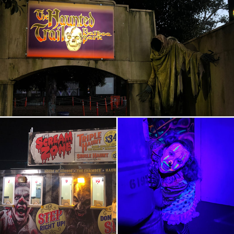 Episode 447 The Disturbance The Scream Zone The Haunted Trail Of Balboa Park 2019 Parks And Cons